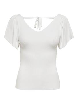 T-Shirt Only Leelo Bianco per Donna