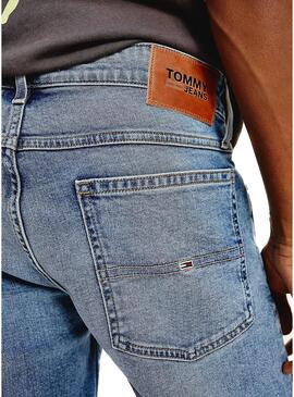 Bermuda Tommy Jeans Ronnie Denim Blu Uomo