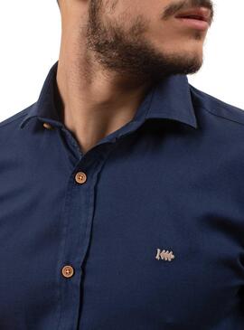 Camicia Klout Panama Blu Navy per Uomo