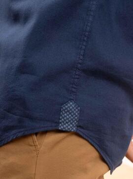 Camicia Klout Panama Blu Navy per Uomo