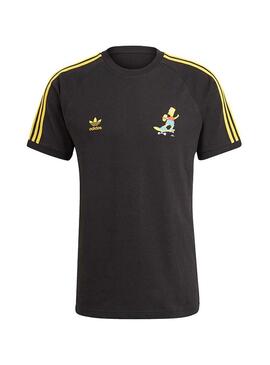 T-Shirt Adidas Simpsons Nero per Uomo