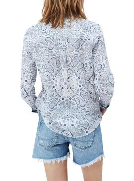 Camicia Pepe Jeans Marena Bianco per Donna