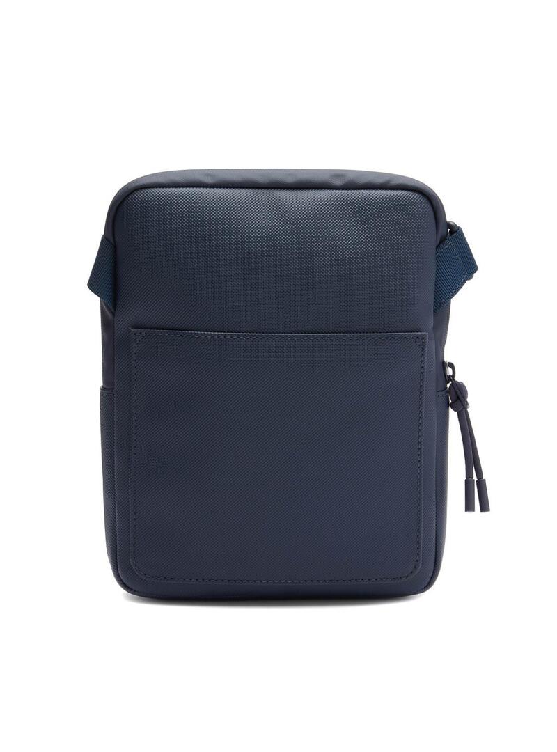 Borsa Lacoste Flat Crossover Blu Navy per Uomo