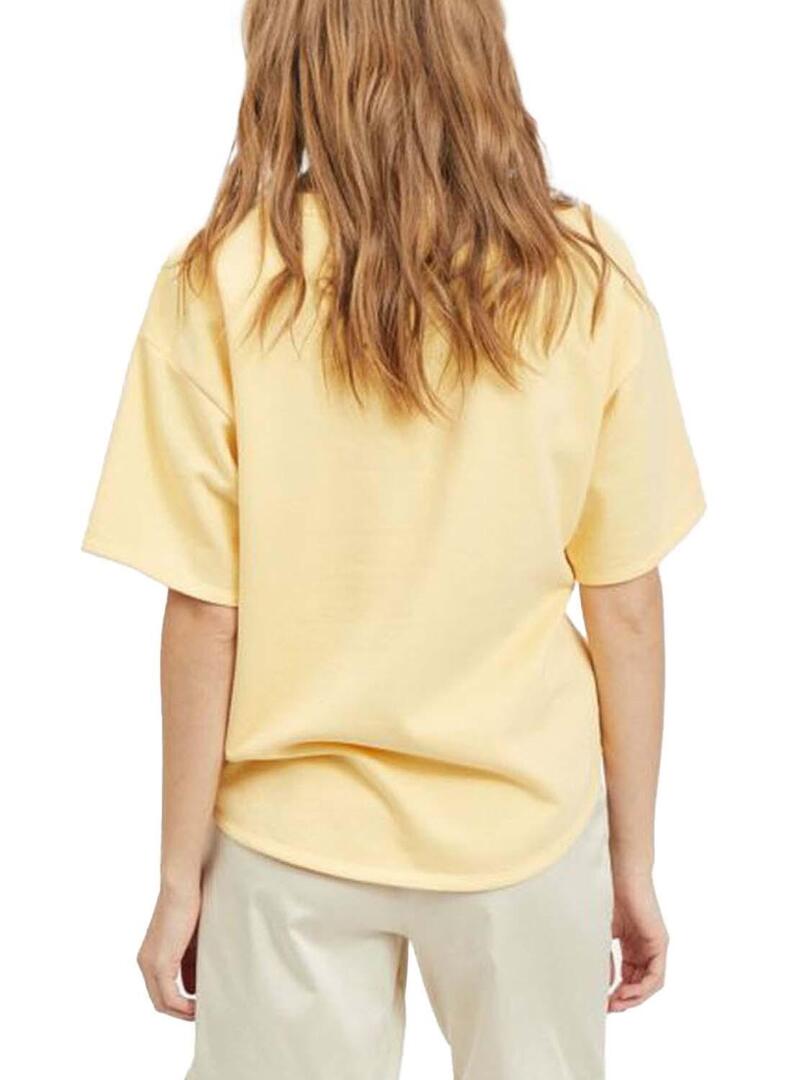 T-Shirt Vila Vinami Boat Giallo per Donna