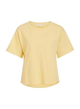 T-Shirt Vila Vinami Boat Giallo per Donna