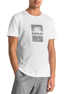 T-Shirt Antony Morato Reflective Bianco Uomo