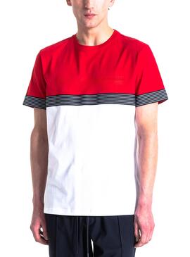 T-Shirt Antony Morato Rubber Print Rosso Uomo