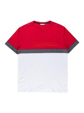 T-Shirt Antony Morato Rubber Print Rosso Uomo
