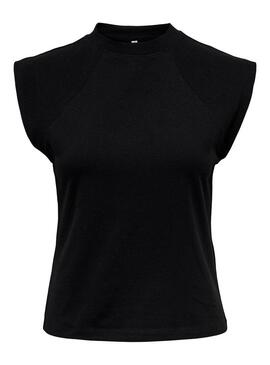 Top Only Henna Nero per Donna