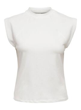 Top Only Henna Bianco per Donna