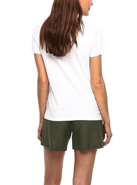 T-Shirt Only Laia Life Bianco per Donna