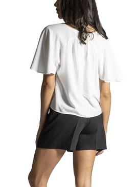 Camicia Naf Naf Buttons Bianco per Donna