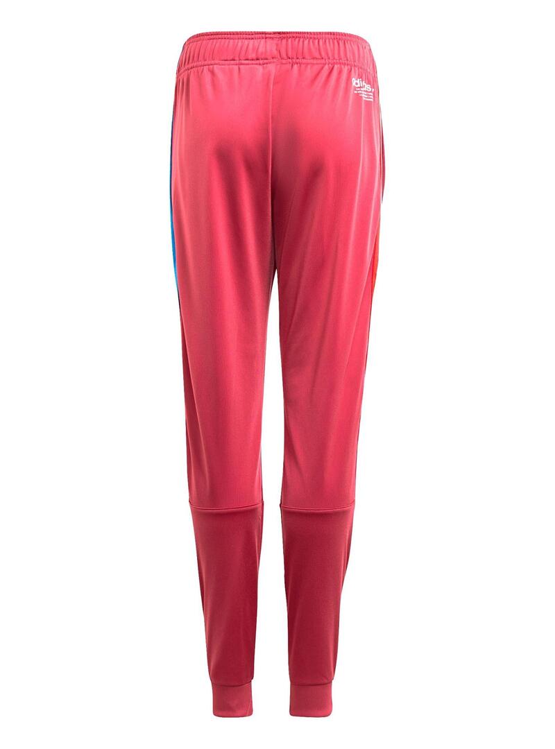 Pantaloni Adidas Adicolor Rosa per Bambino e Bambina