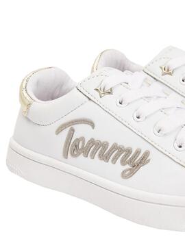 Sneaker Tommy Hilfiger Low Cut Bianco per Bambina