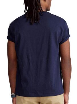 T-Shirt Polo Ralph Lauren Cruise Blu Navy Uomo