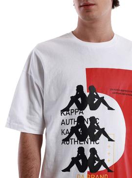 T-Shirt Kappa Etas Bianco per Uomo