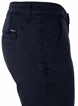 Pantaloni Pepe Jeans Maura Blu Navy per Donna