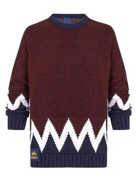 Sweater Altonadock Grecas Garnet for Men