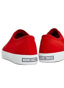 Sneaker Tommy Hilfiger Essential Rosso Donna