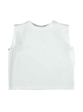 T-Shirt Name It Jueniz Bianco per Bambina