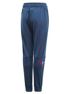 Pantaloni Adidas Trackpant Blu per Bambino e Bambina