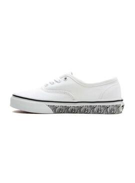 Sneaker Vans Authentic Bianco per Bambino e Bambina