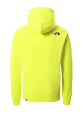 Felpa The North Face Standard Giallo Uomo