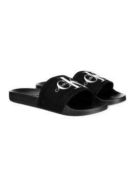 Flip flops Calvin Klein Slide Monogram Nero Uomo