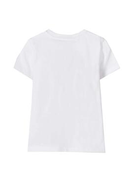 T-Shirt Name It Fasho Bianco per Bambino