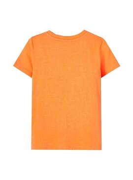 T-Shirt Name It Fasho Arancia per Bambino