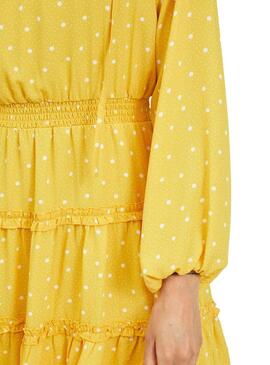 Vestito Vila Vidotties Giallo per Donna