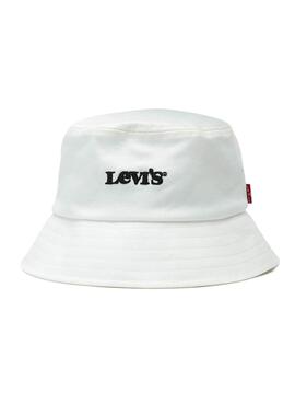 Cappello Levis Bucket Bianco per Uomo