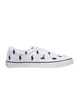 Sneaker Polo Ralph Lauren Thorton Bianco Uomo