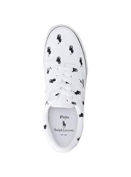 Sneaker Polo Ralph Lauren Thorton Bianco Uomo