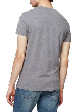 T-Shirt Superdry Itago Grigio per Uomo