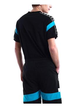 T-Shirt Kappa Edwin Nero per Uomo