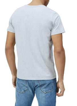 T-Shirt Pepe Jeans Mig Grigio per Uomo
