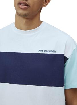 T-Shirt Pepe Jeans Morgan Bianco per Uomo