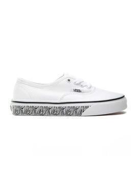 Sneaker Vans Authentic Bianco Zebra per Bambina