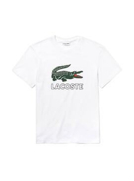 T-Shirt Lacoste TH6386 Bianco Uomo