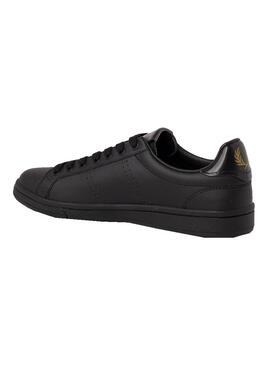 Sneaker Fred Perry Leather Nero Uomo Donna