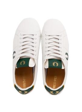 Sneaker Fred Perry B722 Leather Bianco Uomo