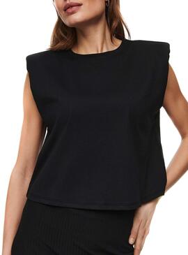 Top Only Jen Life Nero per Donna