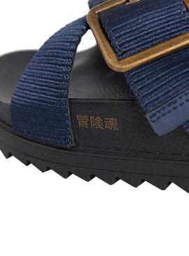 Sandali Superdry Square Blu Navy per Donna