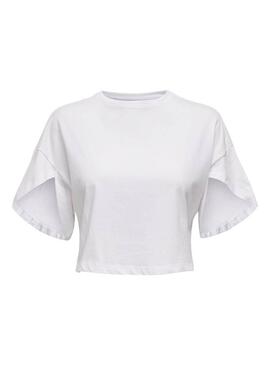 T-Shirt Only Essa Life Bianco per Donna