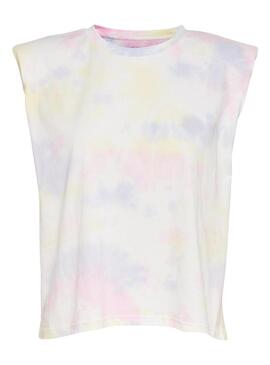 T-Shirt Only Amy Padded Bianco per Donna