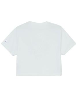 T-Shirt Pepe Jeans Marsha Bianco per Donna