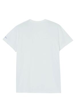 T-Shirt Pepe Jeans Rivera Bianco per Donna