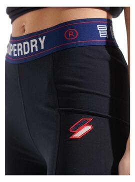 Leggings Superdry Sportstyle Nero Donna