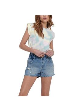 T-Shirt Only Amy Padded Multicolor per Donna